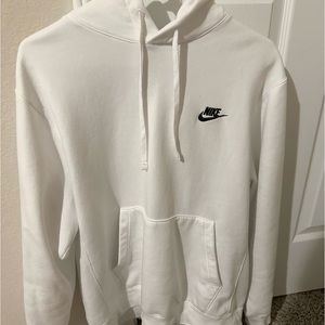 White Nike Hoodie Medium
